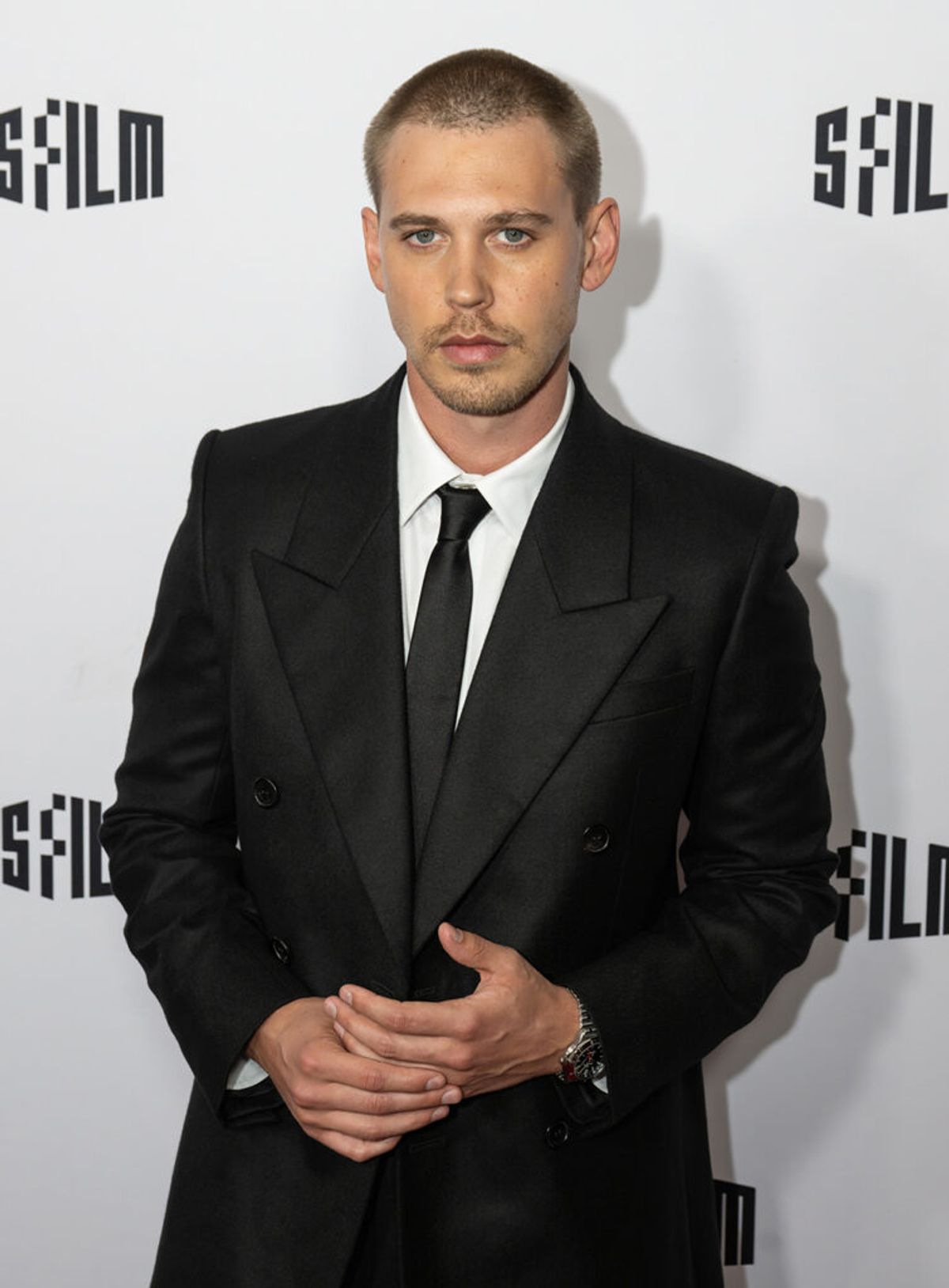 Actor Austin Butler, Presenter arrives at the 2024 SFFILM Awards Night at Fort Mason Center for Arts & Culture on December 09, 2024 in San Francisco, California. 