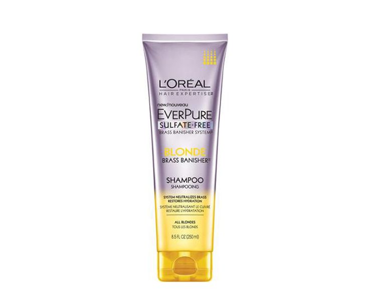 L’Oréal Paris EverPure Blonde Brass Banishing Shampoo, $8