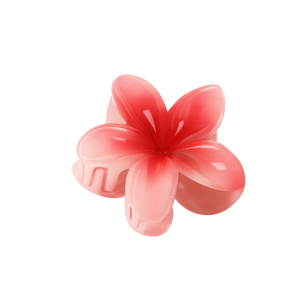 RPZL Flower Claw Clip Guava ($16)