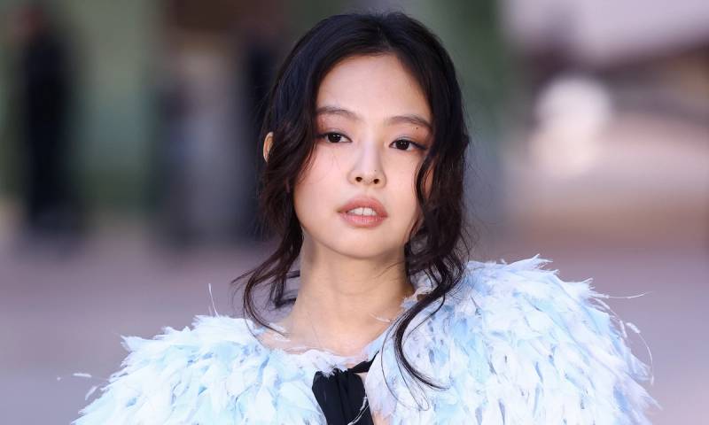 Jennie Kim attends the Chanel Haute Couture Spring-Summer 2025 show as part of Paris Fashion Week on January 28, 2025 in Paris, France.