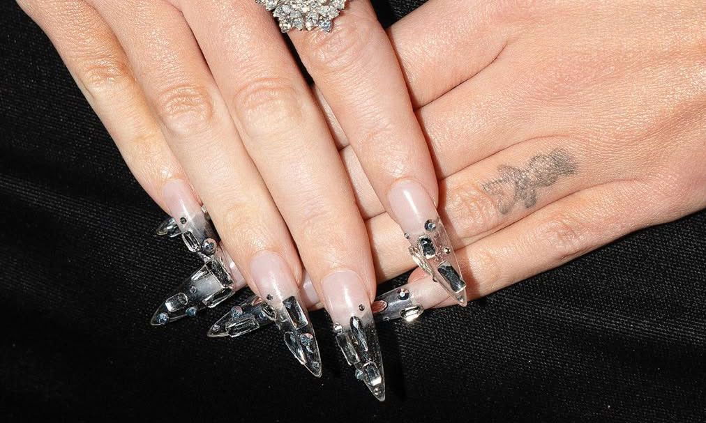 clear glass nails