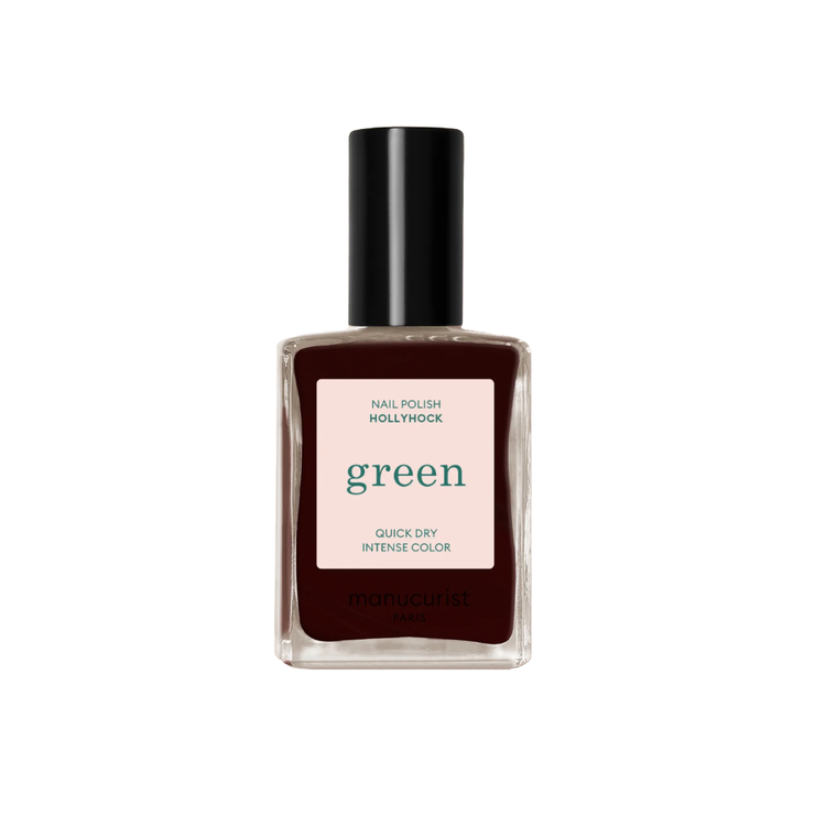 Manucurist Paris Green Natural Nail Polish in Hollyhock ($14)