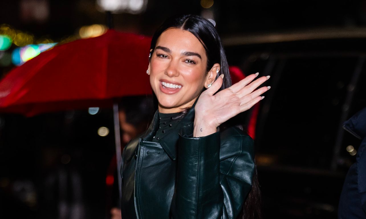 Dua Lipa is seen in Midtown on December 11, 2024 in New York City.