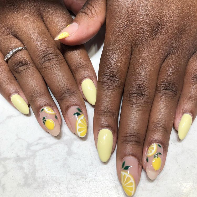 lemon nails