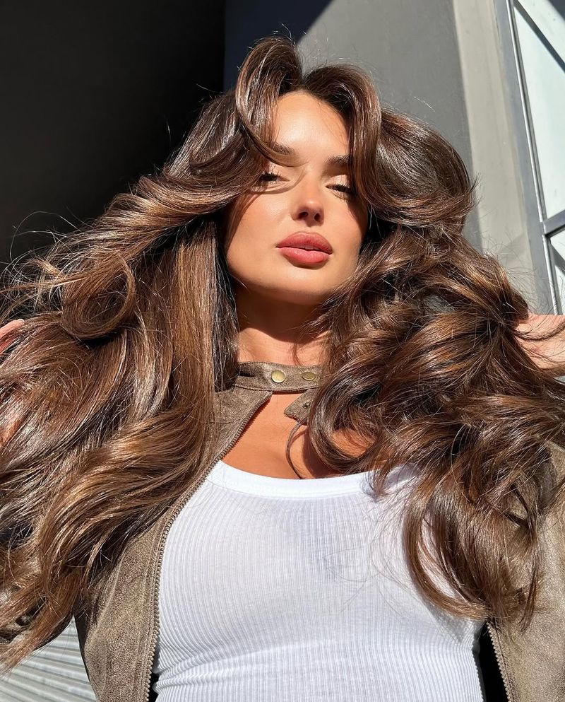 best summer hair colors include Golden brunette hair