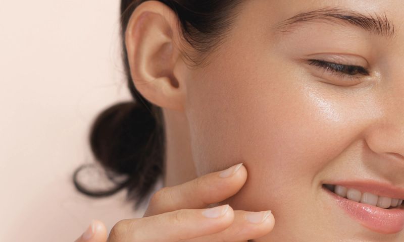 zoomed in portrait of woman side profile