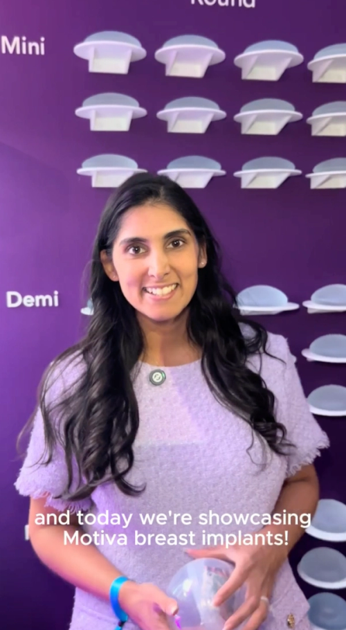 Motiva Shows Off Its Breast Implants Up Close
