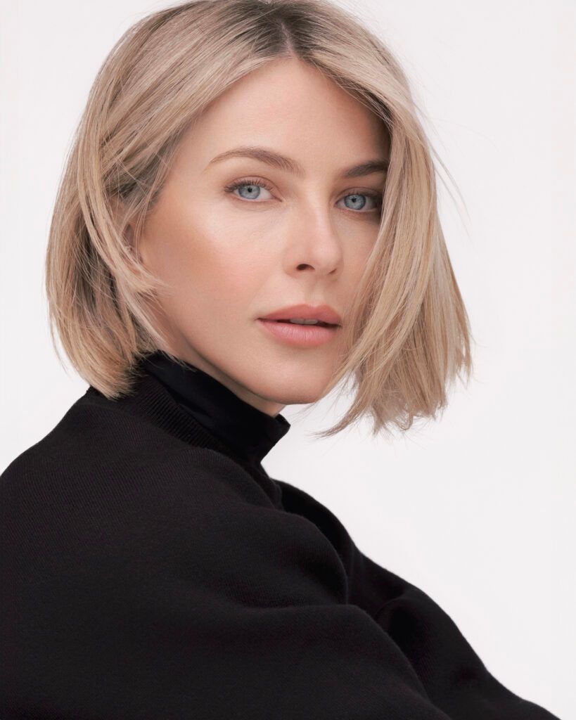 Photo of Julianne Hough wearing a black turtleneck