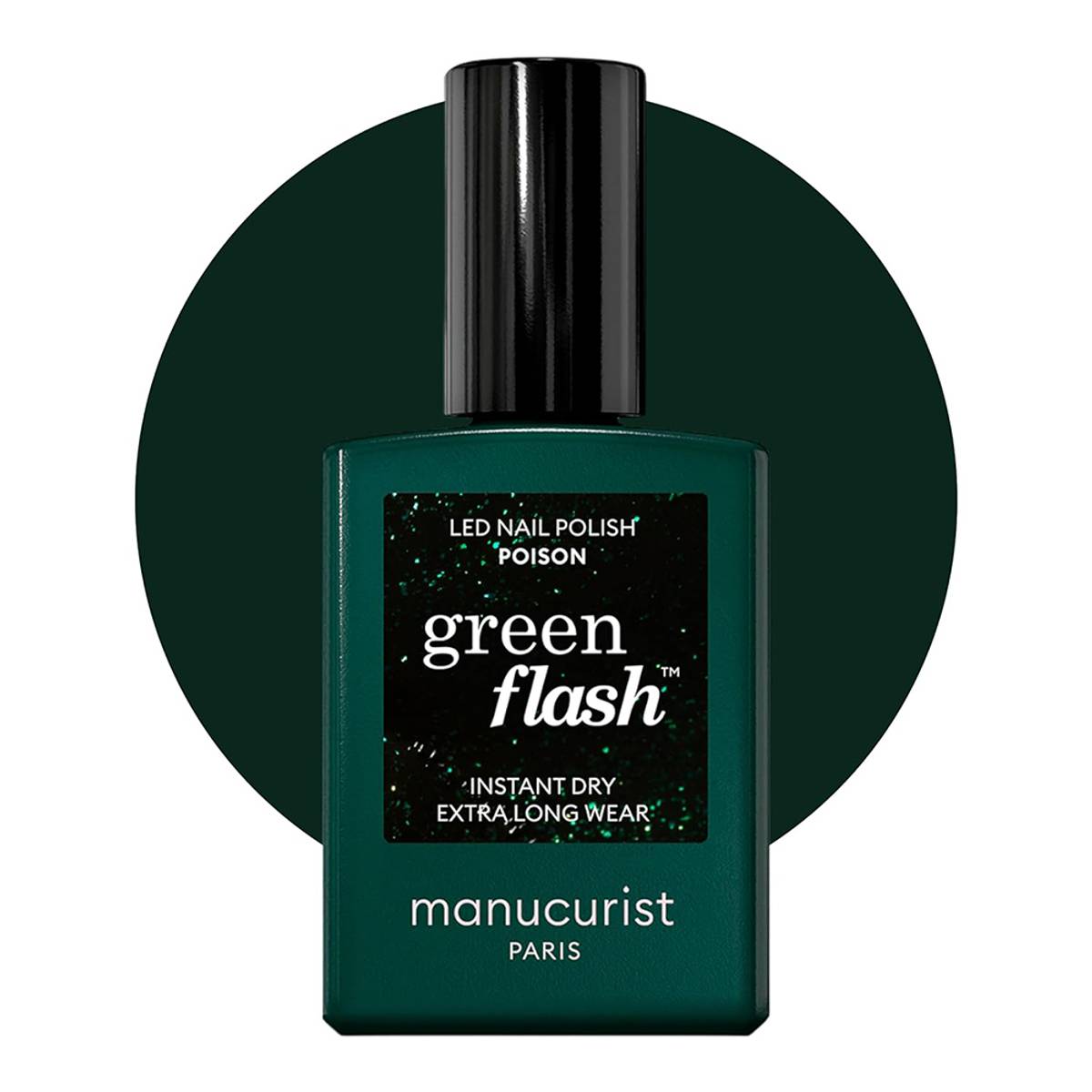 Manucurist Green Flash nail polish in Poison