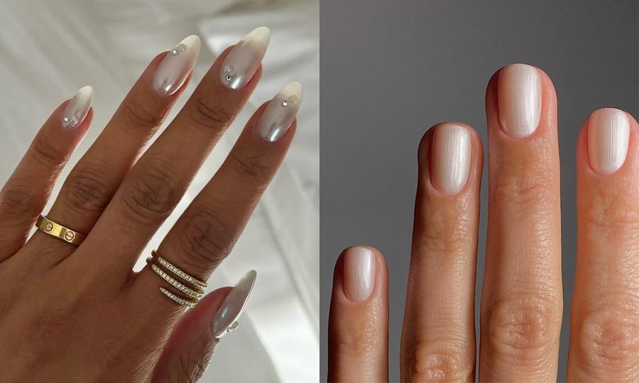 pearlescent nails