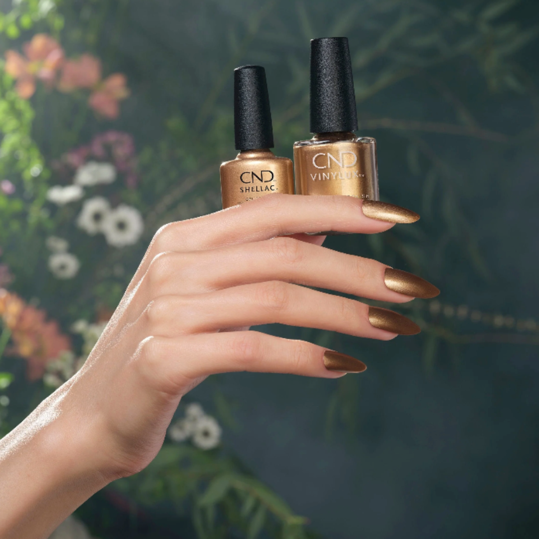 CND Shellac in It's Getting Golder ($17)