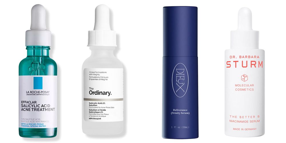 salicylic acid and niacinamide serums