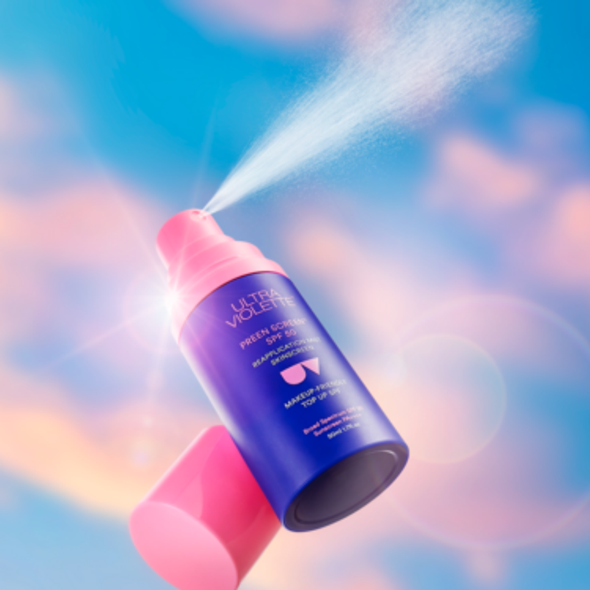 ultra violette preen screen spf 50 face mist