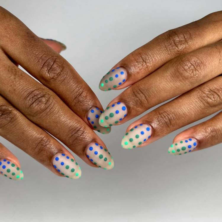 Polka Dotted Greens