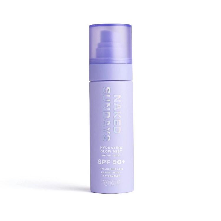 Naked Sundays Hydrating Glow Mist Top Up Spray SPF 50+