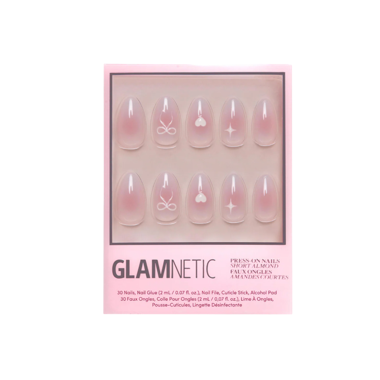 Glamnetic Press-On Nail Kit in Lover's Knot ($15)