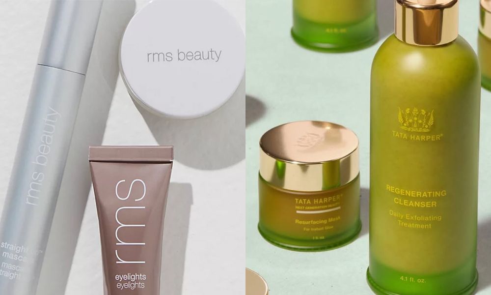 RMS Beauty and Tata Harper products
