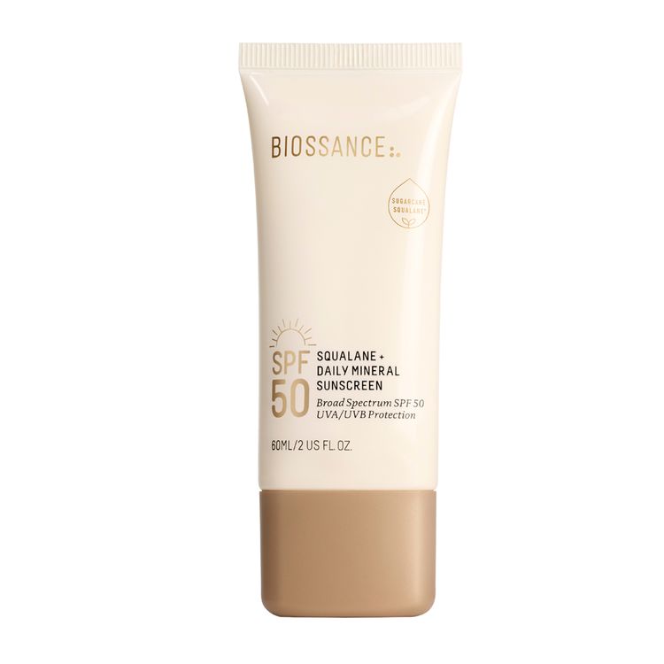 Biossance Squalane + Daily Mineral SPF 50 Sunscreen