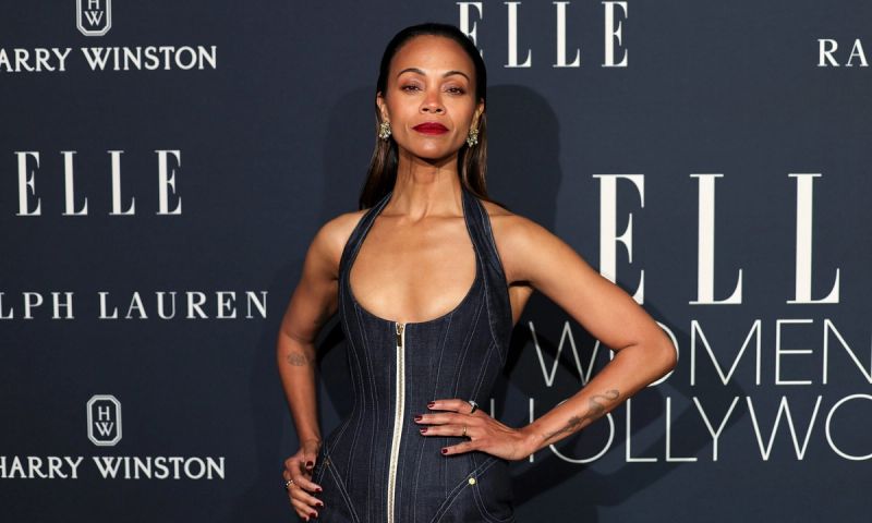 Zoe Saldaña attends the 2024 ELLE Women In Hollywood Celebration at the Four Seasons Hotel Los Angeles at Beverly Hills on November 19, 2024 in Los Angeles, California.