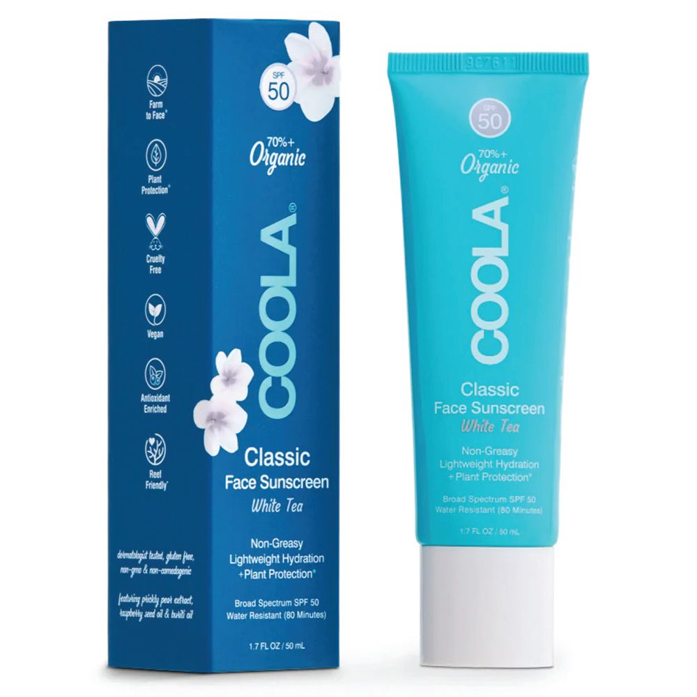 COOLA Classic Face Organic Sunscreen Lotion SPF 50