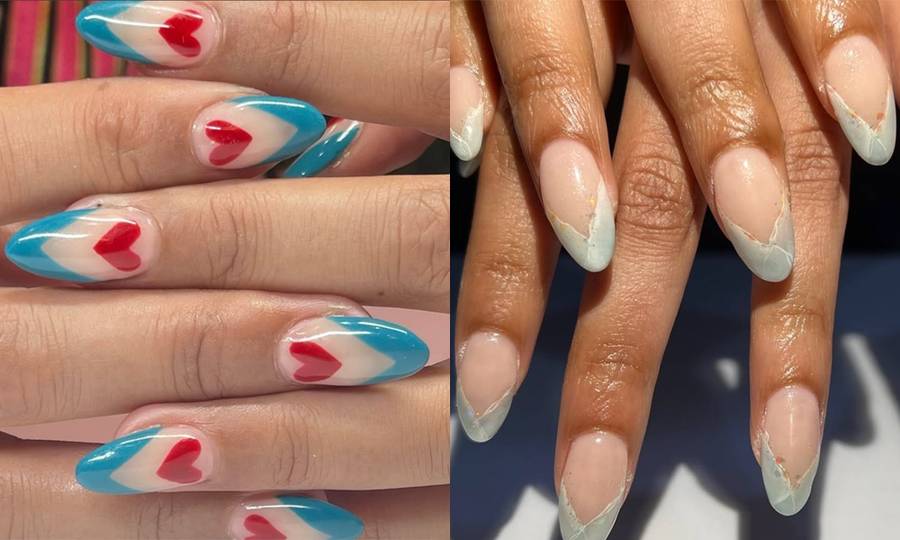 v french manicures