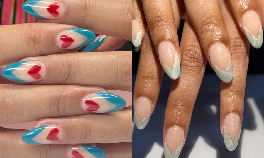 v french manicures