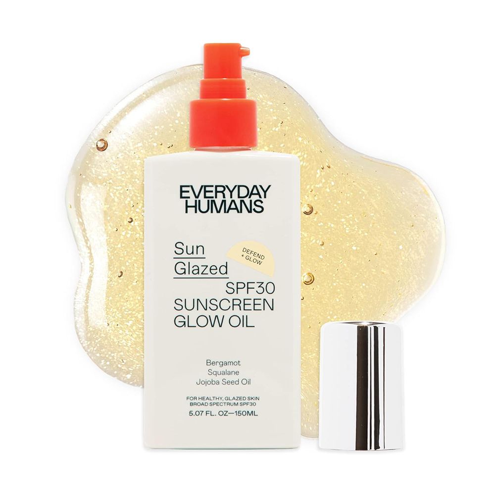 Everyday Humans Sun Glazed SPF 30 Sunscreen Glow Oil ($21)