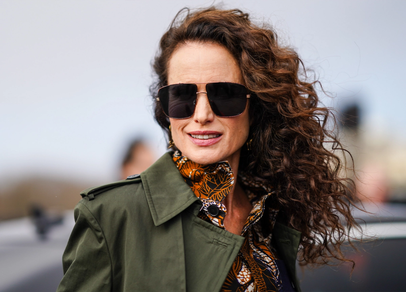 Why Andie MacDowell is Going ‘Silver’ in Quarantine
