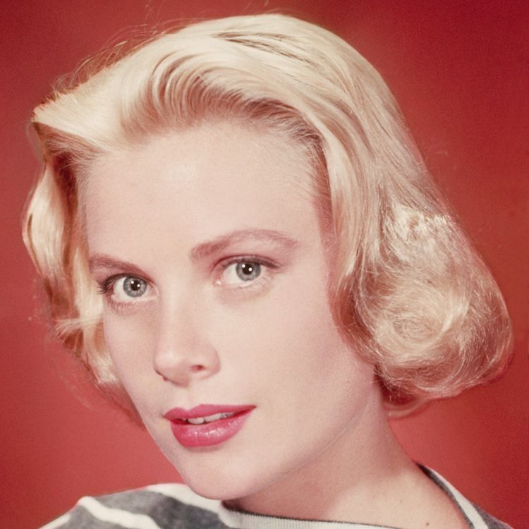 Undated Portrait of Grace Kelly. Color slide.