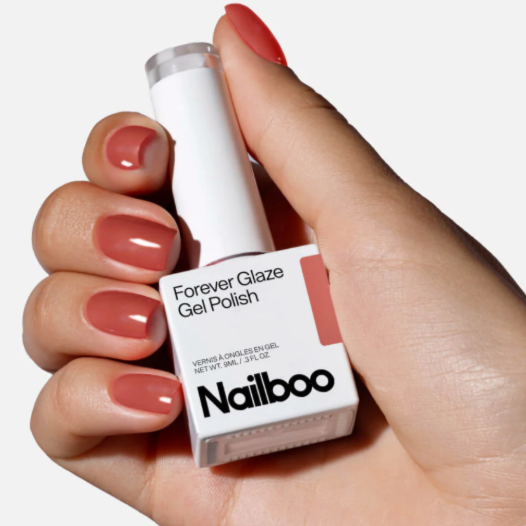 Nailboo Forever Glaze Gel Polish in Chai Maintenance ($13)