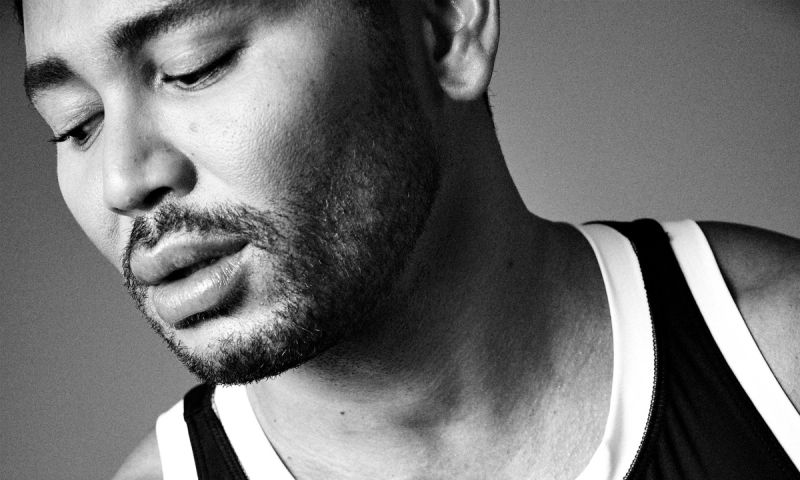 Black and white photo of Isaac Boots