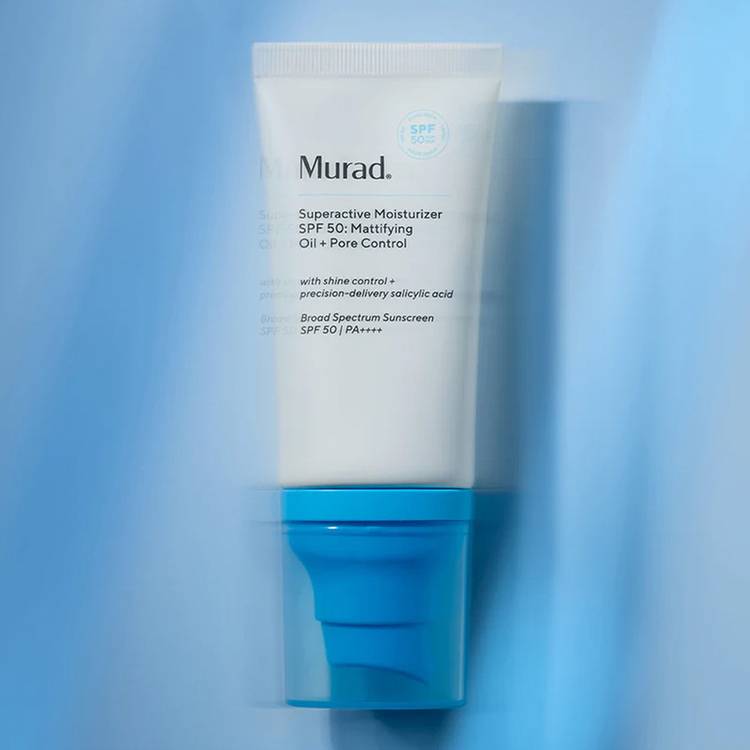 Murad Superactive Mattifying Oil + Pore Control Moisturizer SPF 50 ($45)