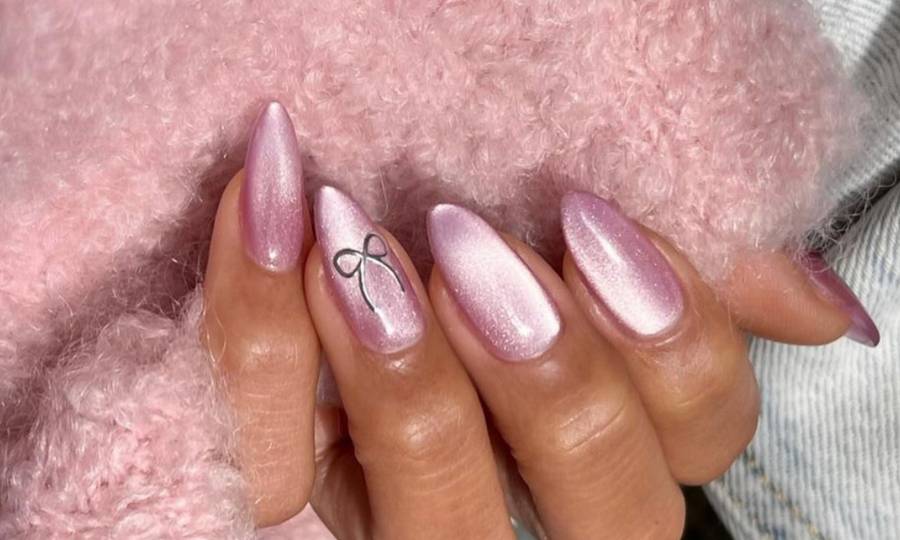 balletcore nails