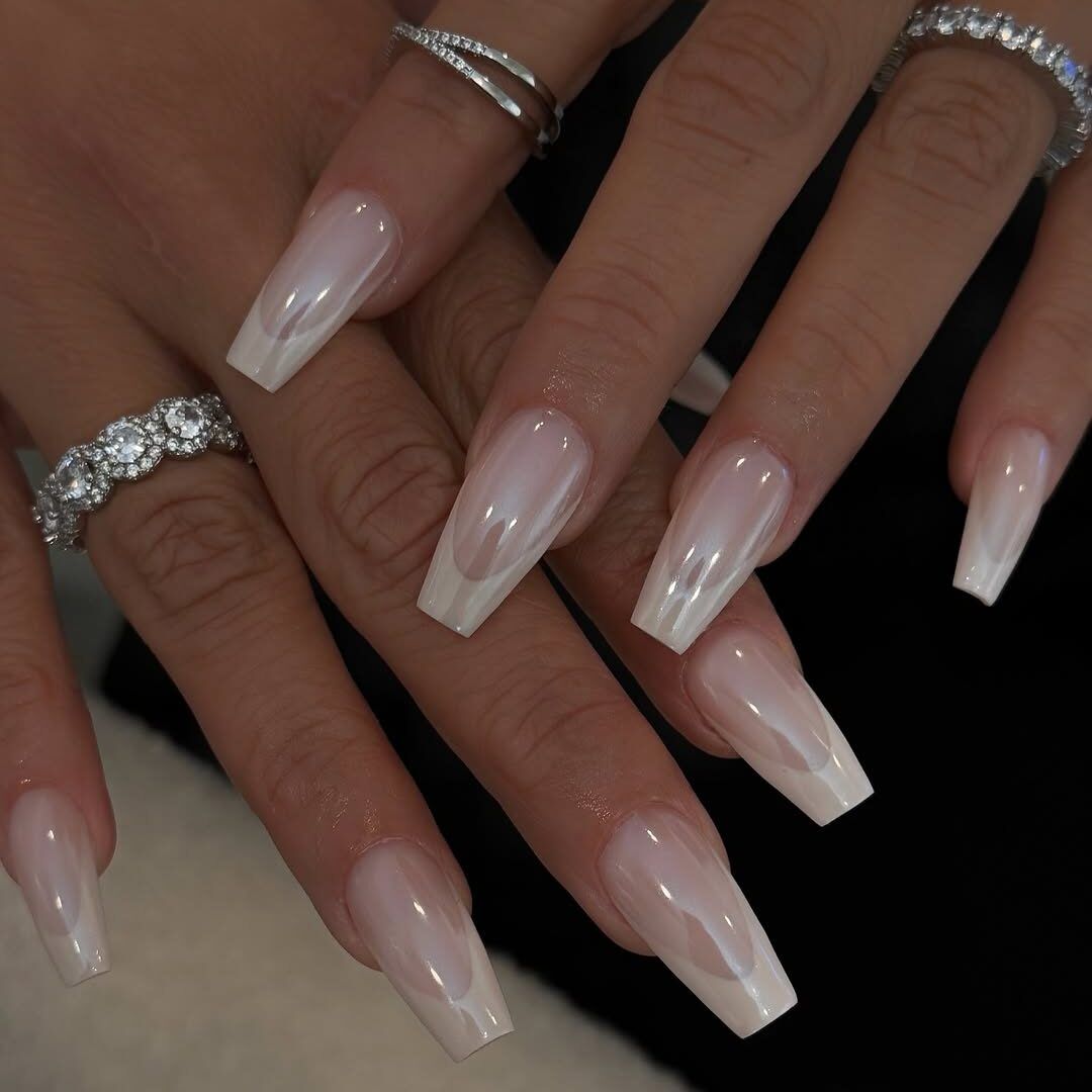 Glass French Manicure