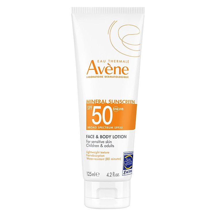 Avène Mineral Sunscreen Face &amp; Body Lotion SPF 50 ($38)