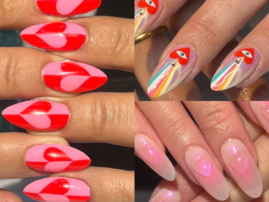 heart nail ideas