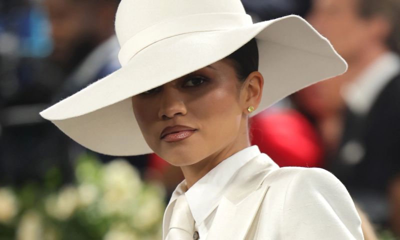 Zendaya attends the 2025 Met Gala Celebrating "Superfine: Tailoring Black Style" at Metropolitan Museum of Art on May 05, 2025 in New York City.