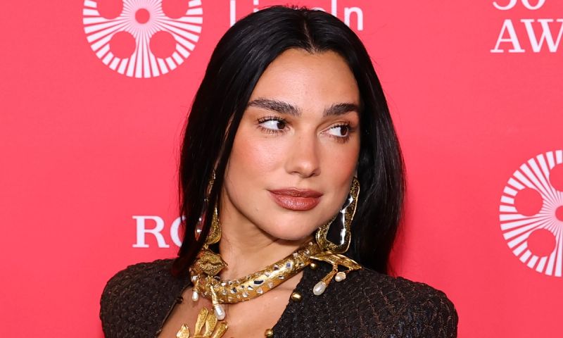 Dua Lipa attends the 50th Chaplin Award Gala on April 28, 2025 in New York City.