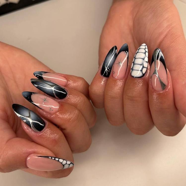 Mixed Manicure