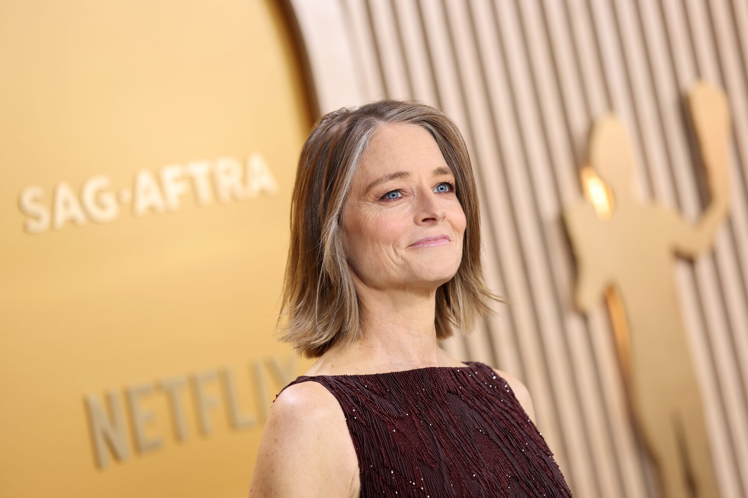 Jodie Foster at the 2025 SAG Awards