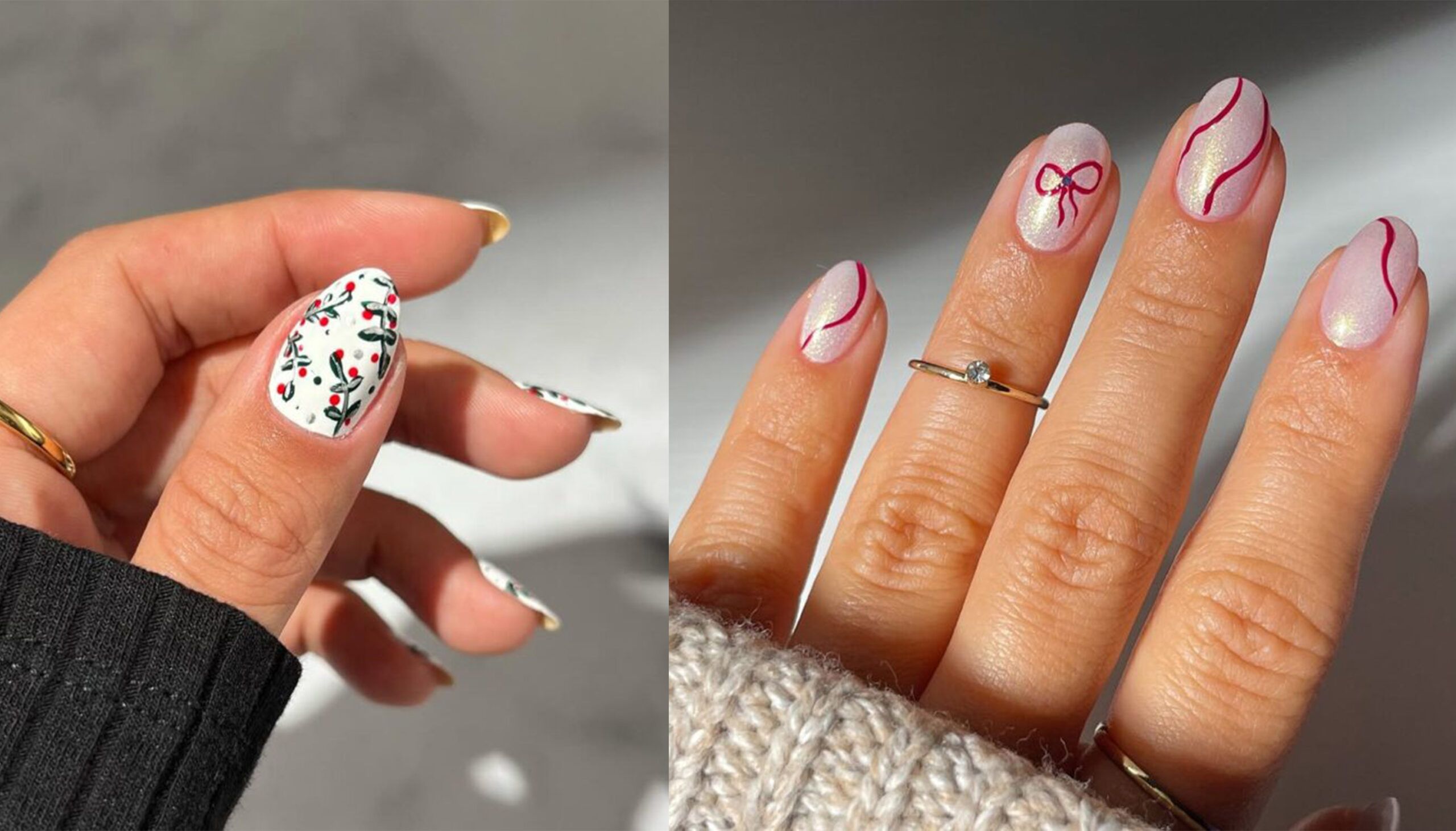 short christmas nails