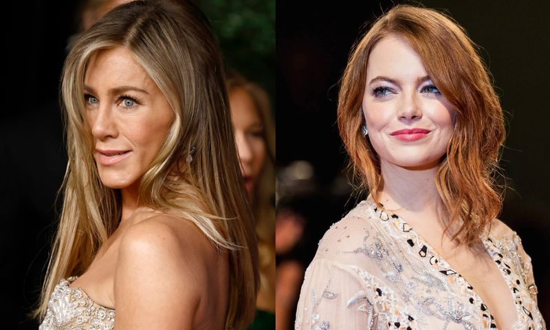 Jennifer Aniston and Emma Stone