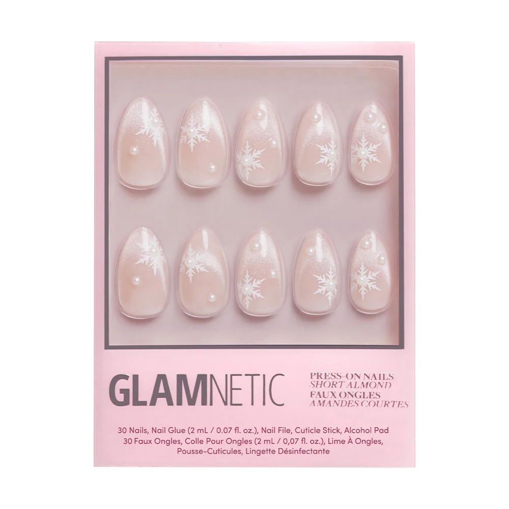 Glamnetic Press-ons in Snowfall ($13)
