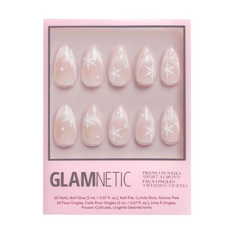 Glamnetic Press-ons in Snowfall ($13)