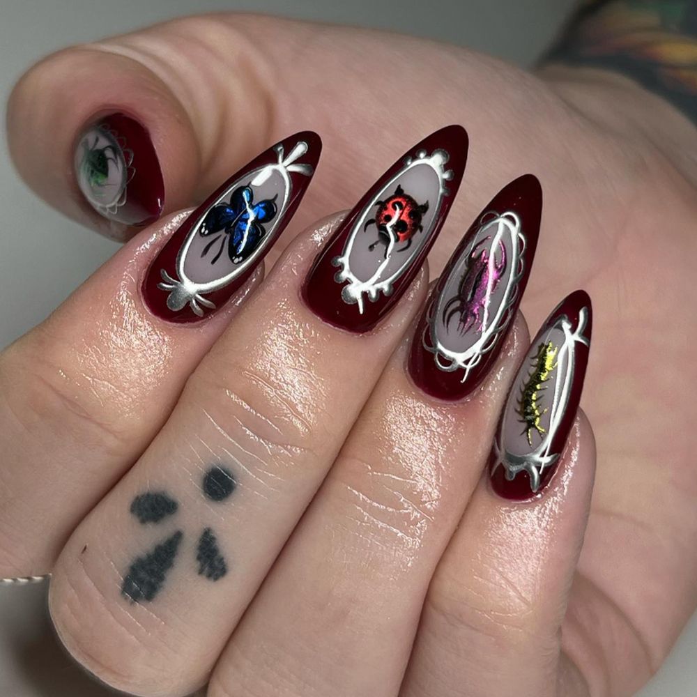 bugs stiletto nails