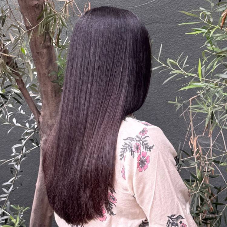 Espresso brunette hair color