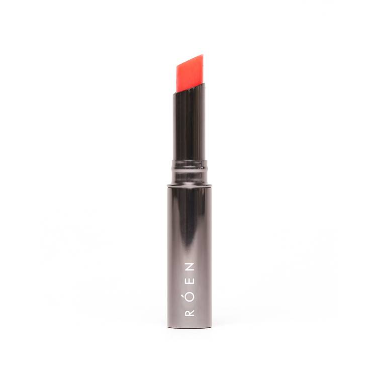 Get a glossy pink lip