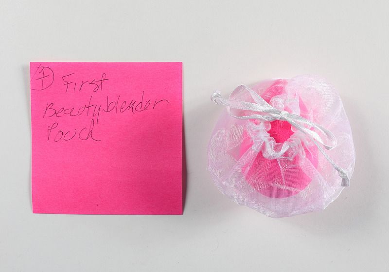 the first beautyblender makeup sponge and pouch