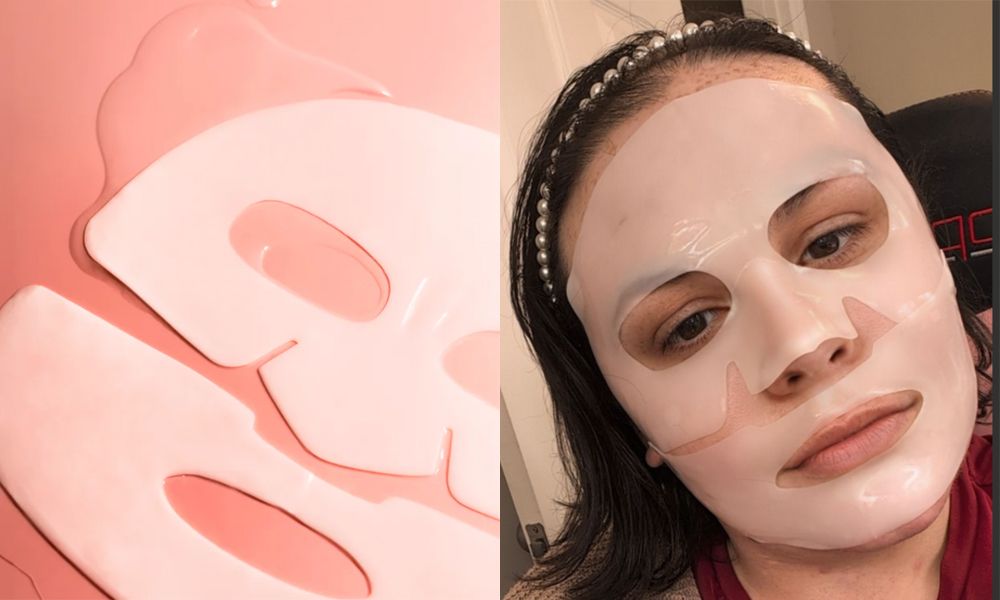 Peach and Lily collagen mask
