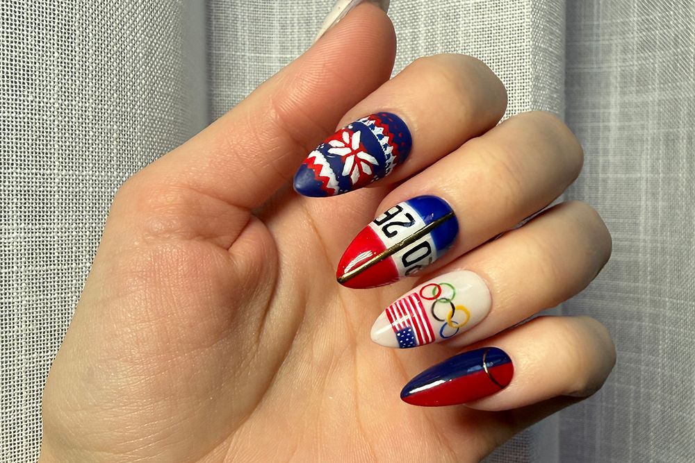 ralph lauren olympics press-on nails